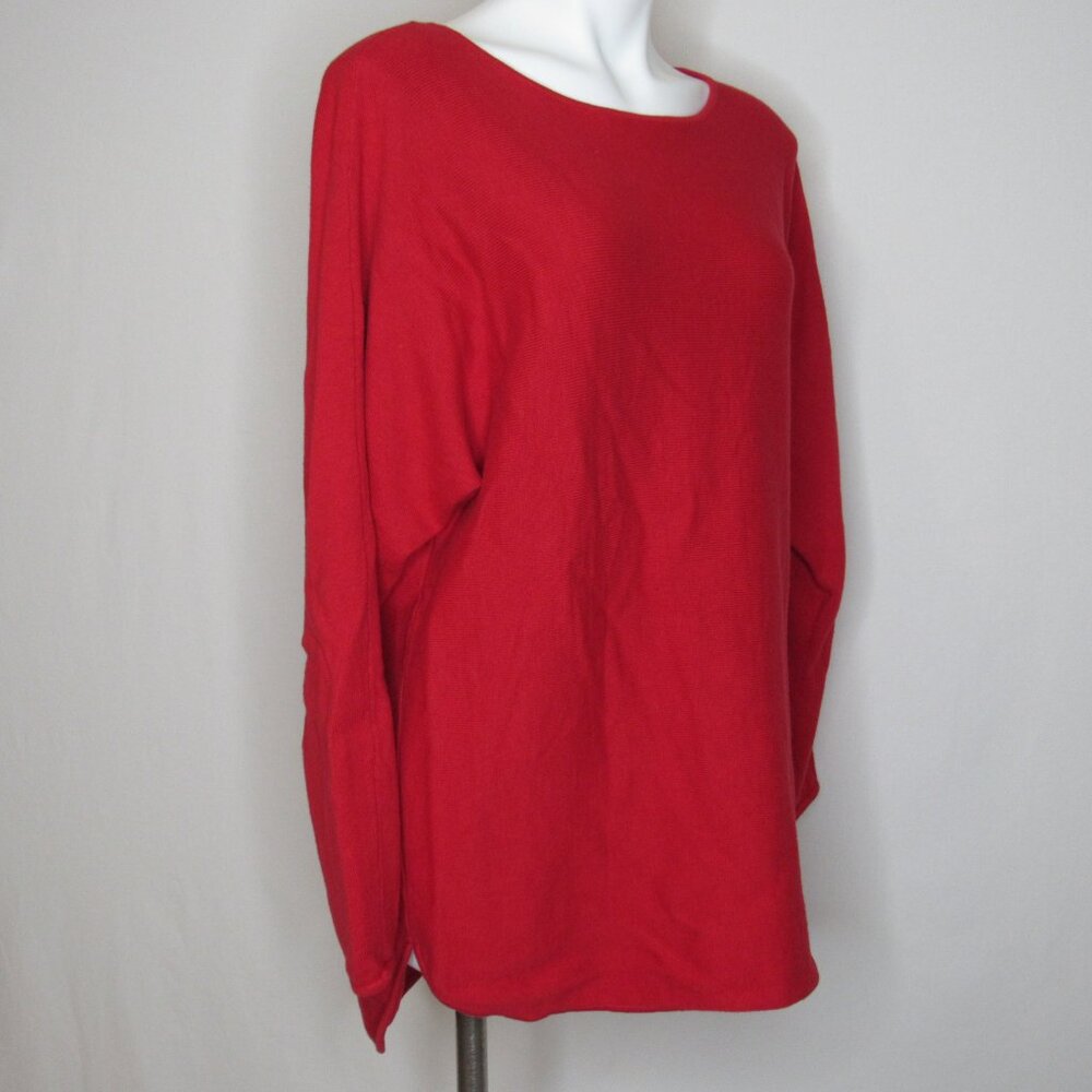Michael Kors Red Tie Side Tunic Sweater Women's XL Xlarge - Picture 6 of 10
